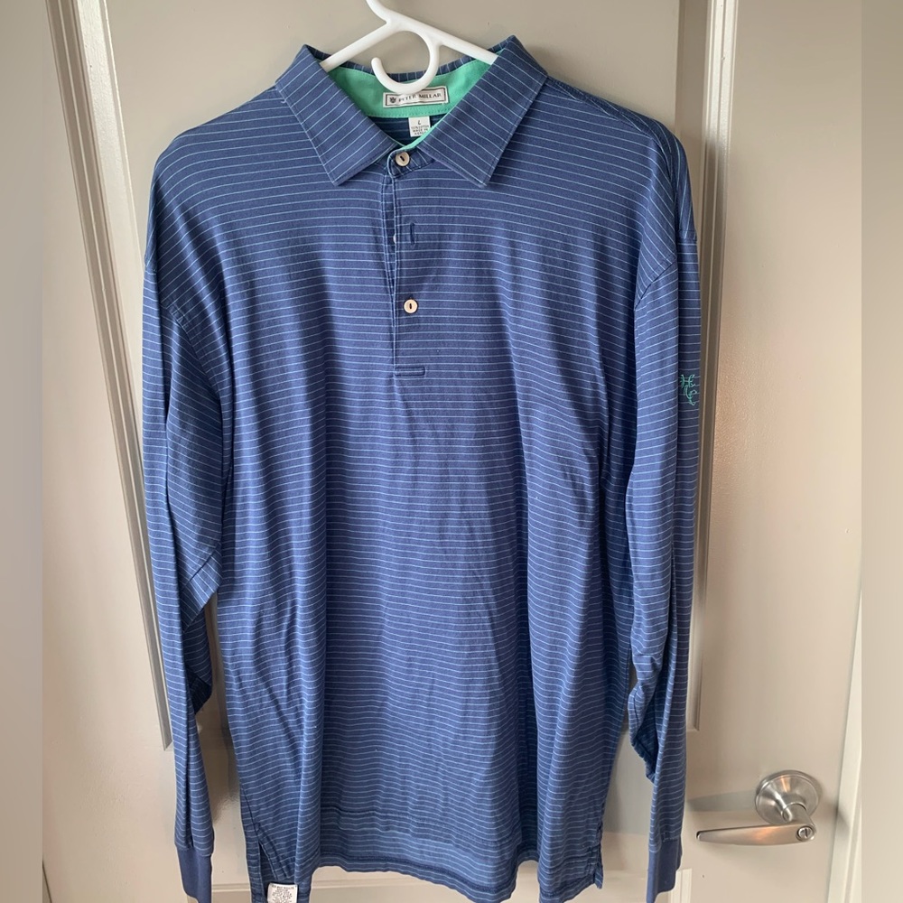 Peter Millar long sleeve polo